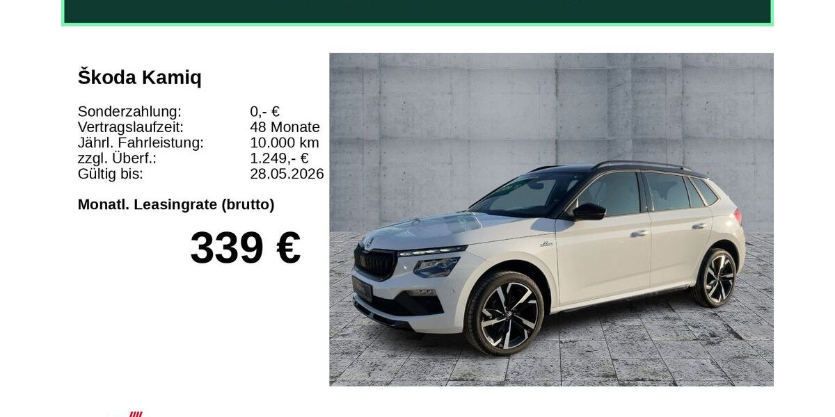 Skoda Kamiq 2.500 km 33.770 &euro; Bamberg 96052