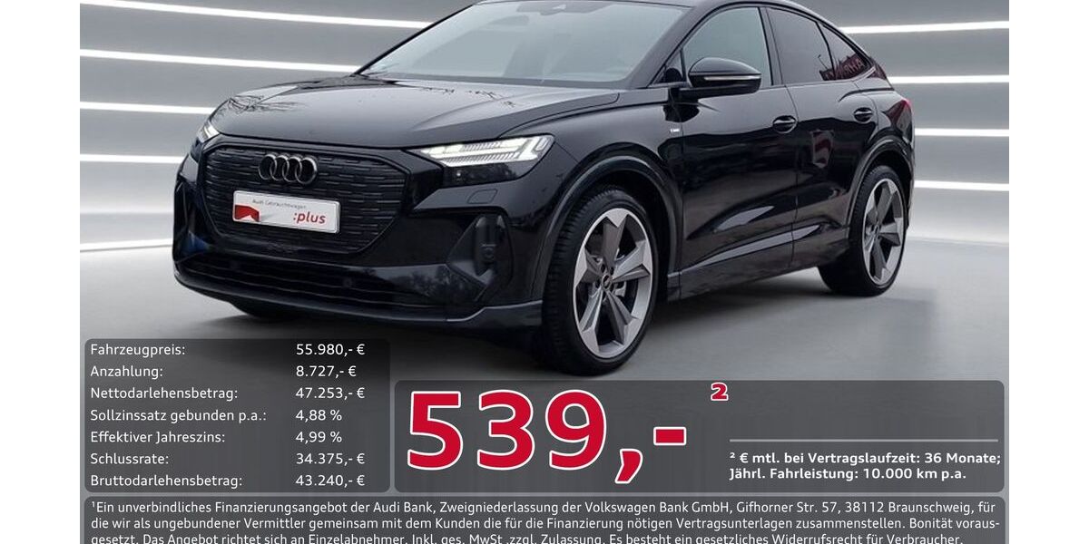 Audi Q4 e-tron 19.100 km 54.980 &euro; Ingolstadt 85057