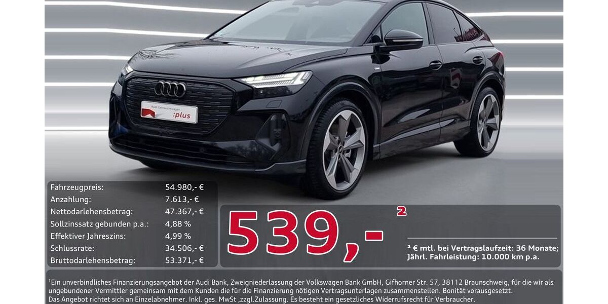 Audi Q4 e-tron 21.100 km 52.980 &euro; Ingolstadt 85057