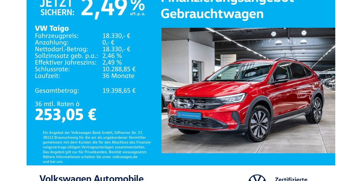 VW Taigo 11.050 km 17.330 &euro; Stuttgart-Feuerbach 70469