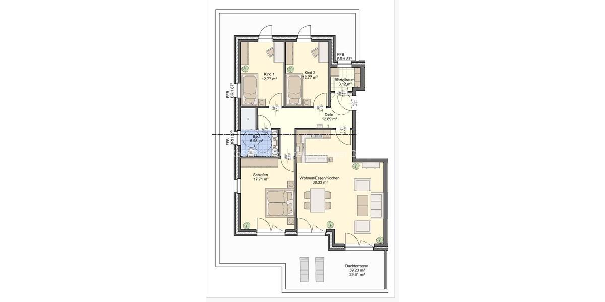 Einfamilienhaus Papenburg - 3.5 Zimmer, 133 m&sup2;, 1.300&euro; | Angebot:23796333