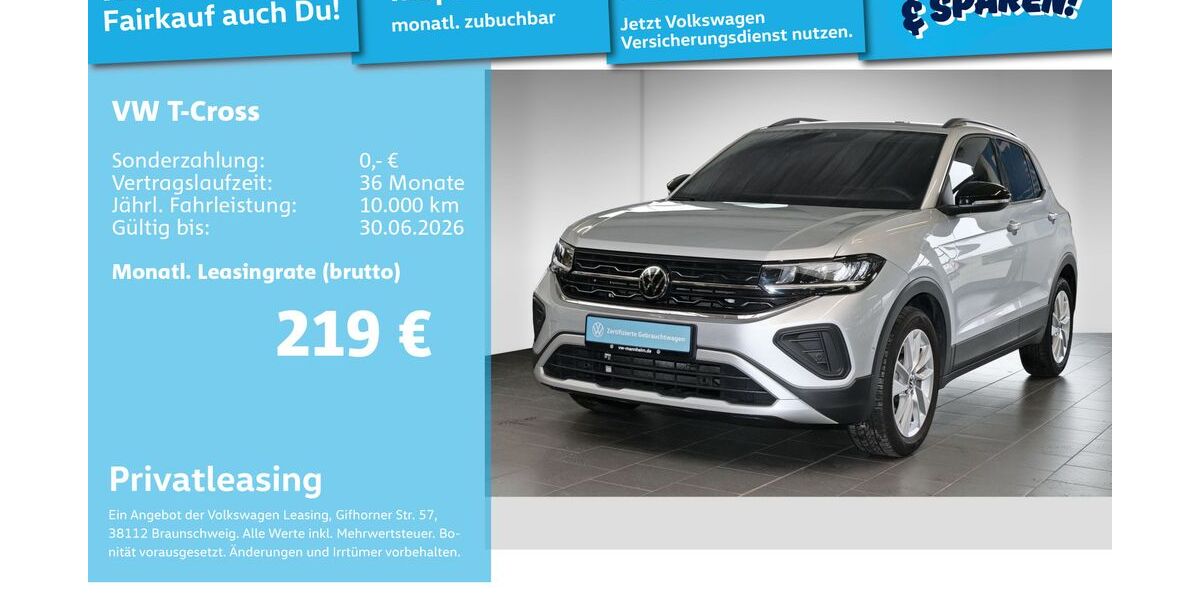 VW T-Cross 25.528 km 21.999 &euro; Mannheim 68309