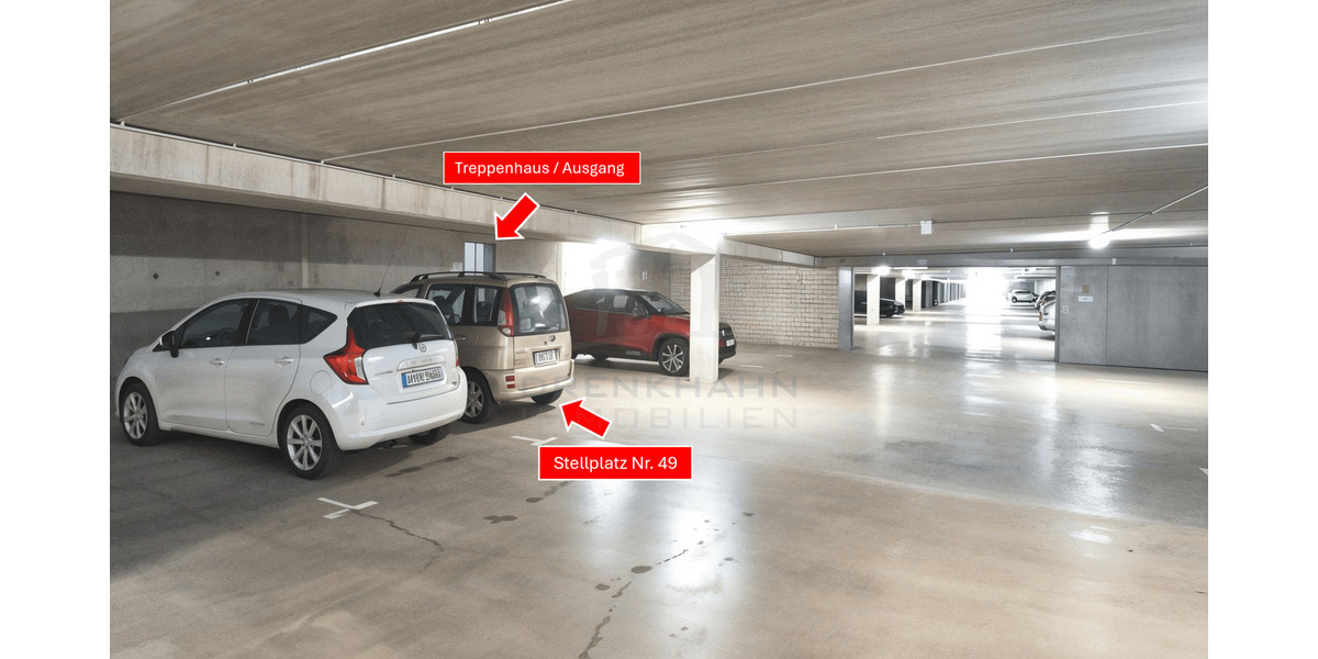 Tiefgaragen-Stellplatz in Hohe Düne zimmer