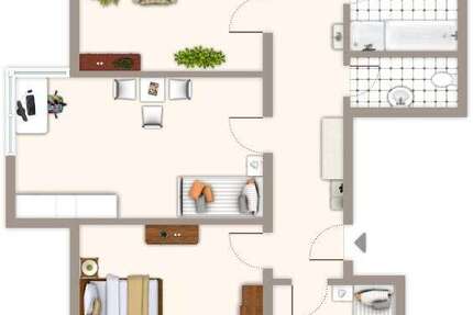 Wohnung zum Mieten in Mönchengladbach 639 € 65 m²