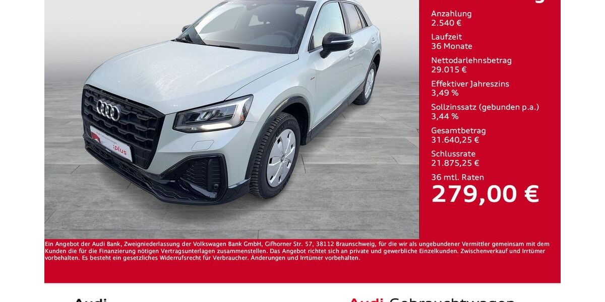 Audi Q2 11.635 km 28.988 &euro; Dortmund 44143