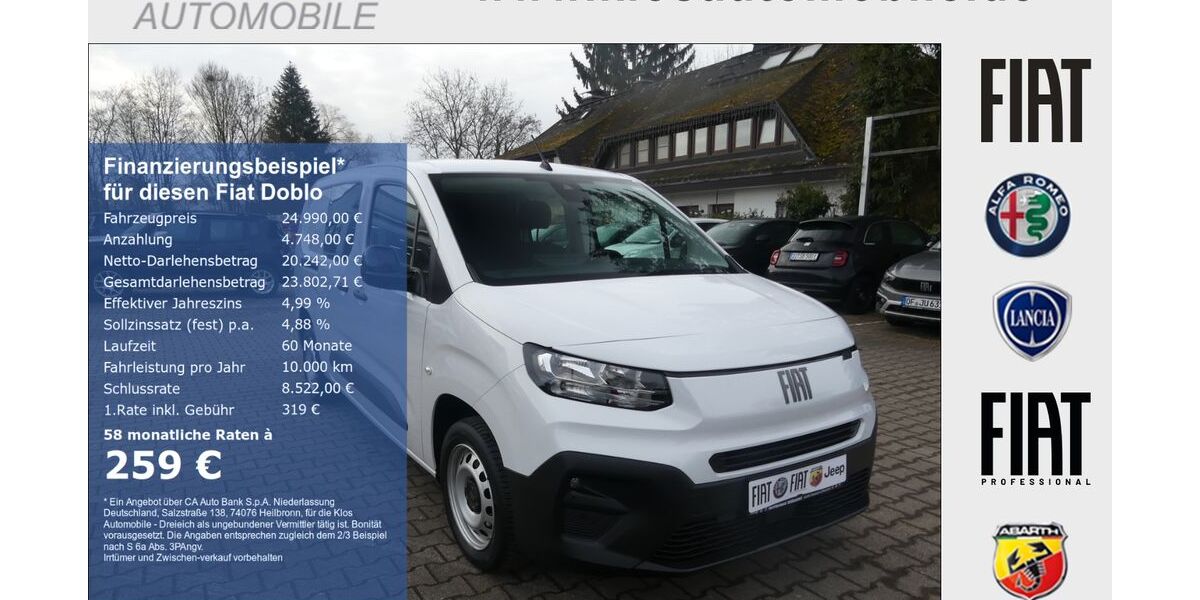 Fiat Doblo 34.522 km 24.990 &euro; Dreieich 63303