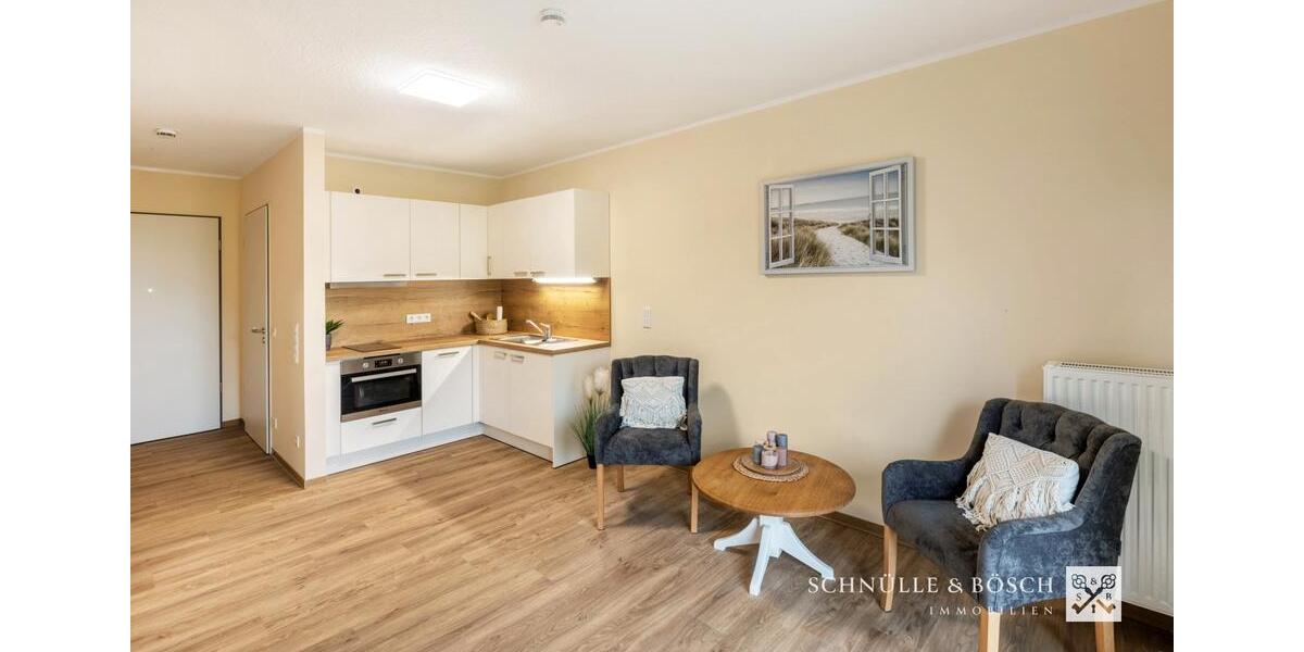 Etagenwohnung Drochtersen - 2 Zimmer, 41 m&sup2;, 600&euro; | Angebot:22065185