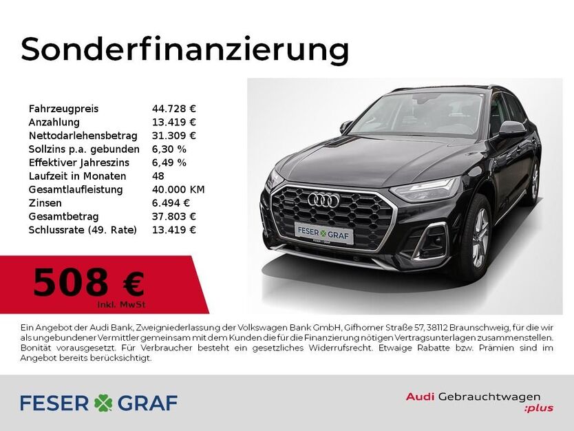 Audi Q5 81.990 km 44.728 € Nürnberg 90411