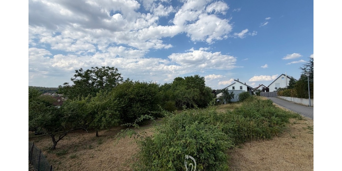 Baugrundstück mit Weitblick in einer der schönsten Lagen von Höchberg - Grundstück Höchberg | Angebot:27117466