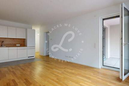 Neubau Erstbezug: Geschmackvolle 2-Zimmer-Wohnung mit Einbauküche & Loggia 2 zimmer