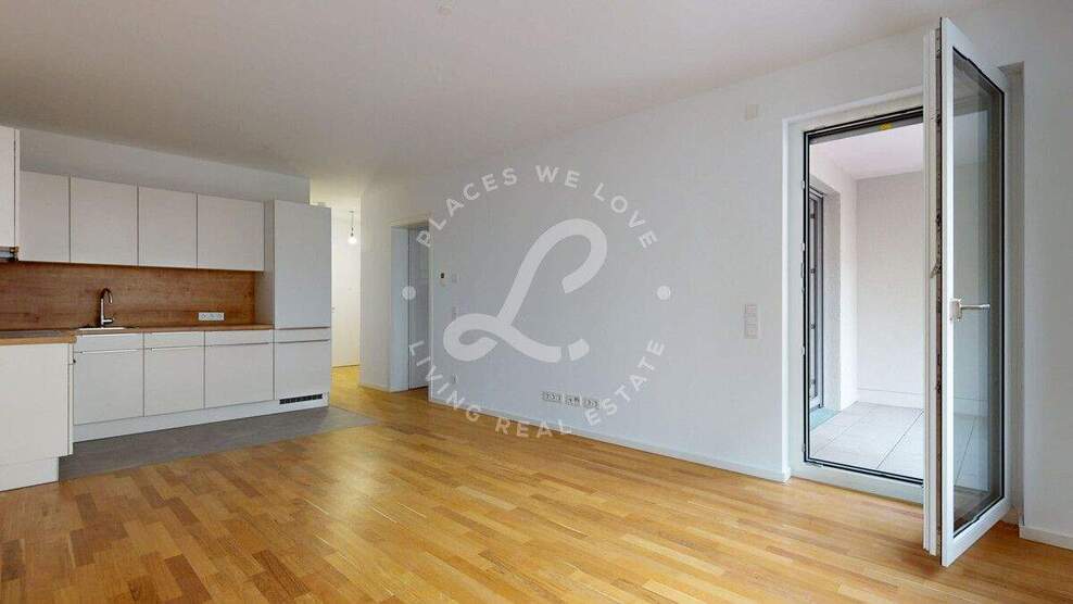 Neubau Erstbezug: Geschmackvolle 2-Zimmer-Wohnung mit Einbauküche & Loggia 2 zimmer
