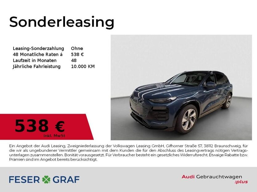 Audi Q6 e-tron 5.911 km 56.410 € Nürnberg 90411
