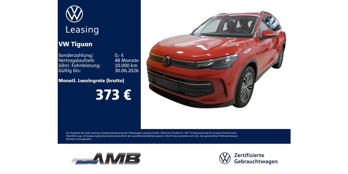 VW Tiguan 9.450 km 34.870 &euro; Borna 04552