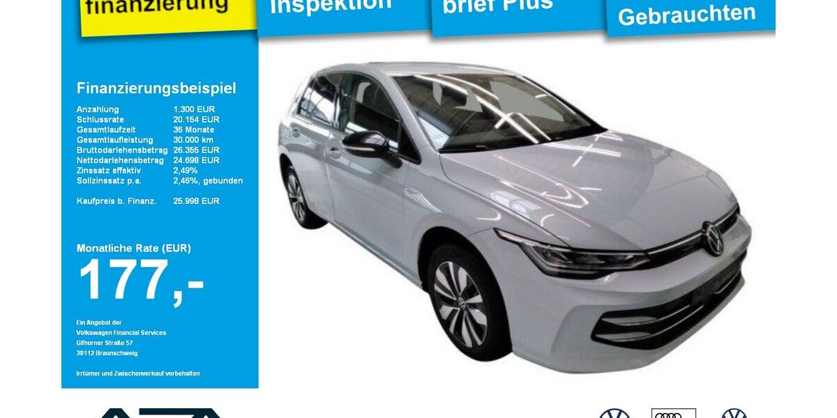 VW Golf 8.767 km 25.998 &euro; Weida 07570