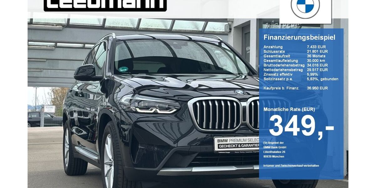 BMW X3 19.455 km 36.950 &euro; Passau 94036