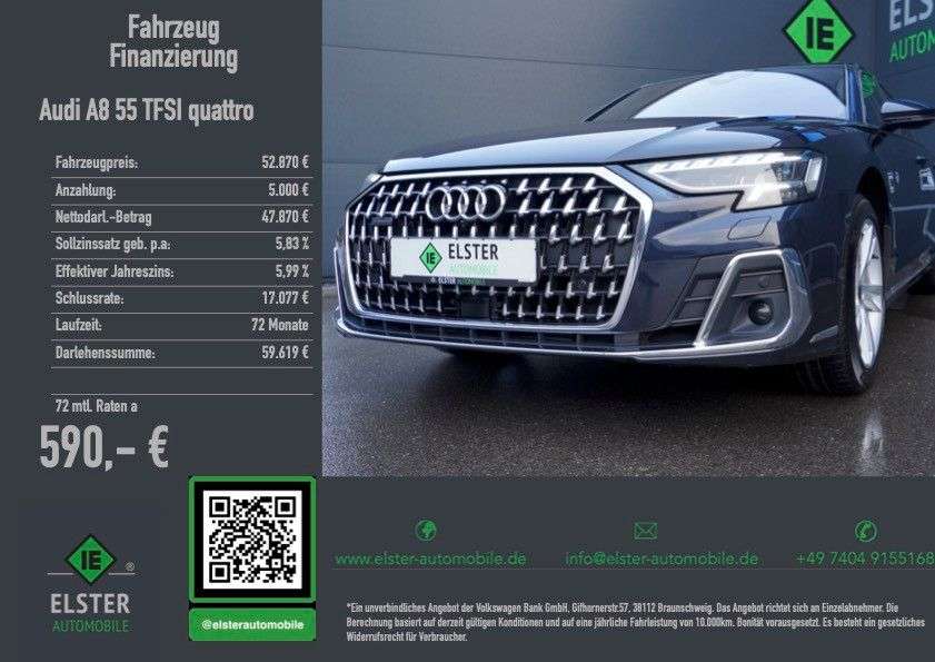 Audi A8 94.777 km 48.580 &euro; Epfendorf 78736