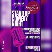 Blabla Comedy & Die Seeberger Genusswelt 07.03.2026 Seeberger Genusswelt