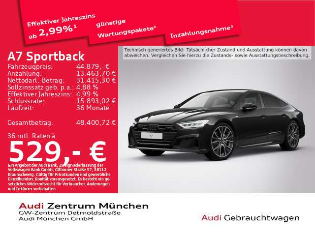 Audi A7 75.263 km 44.879 &euro; München 80935