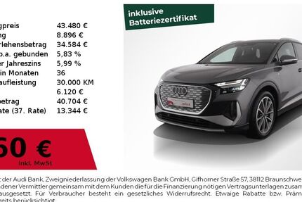 Audi Q4 e-tron 7.792 km 42.440 &euro; Nürnberg 90441