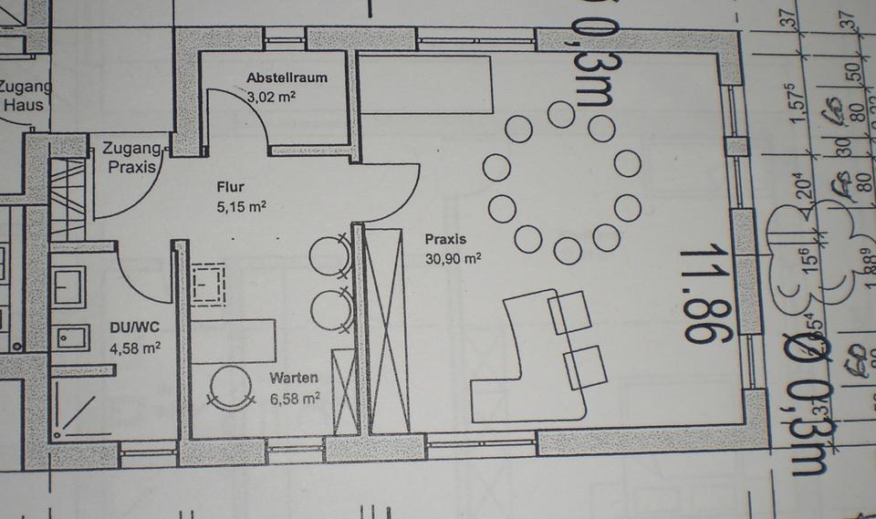 50qm Wohnung für Praxis, Kanzlei o.ä. zu vermieten zimmer