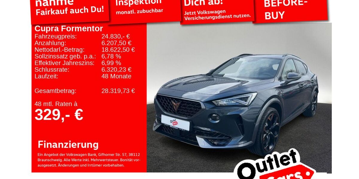 Cupra Formentor 88.850 km 24.460 &euro; Senden 89250