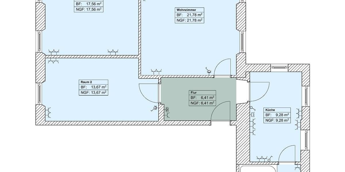 Etagenwohnung Neusalza-Spremberg Spremberg - 3 Zimmer, 74 m&sup2;, 380&euro; | Angebot:26636140