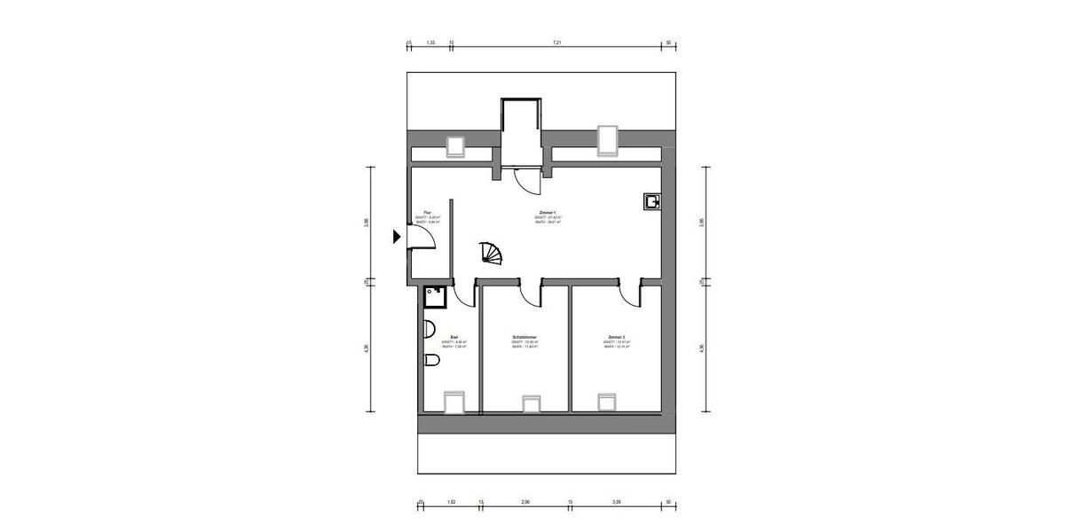 Dachgeschoßwohnung Sangerhausen - 4 Zimmer, 85 m&sup2;, 769&euro; | Angebot:26703912