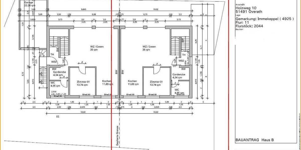Grundstück Overath / Brombach Overath - 420.000&euro; | Angebot:25677972