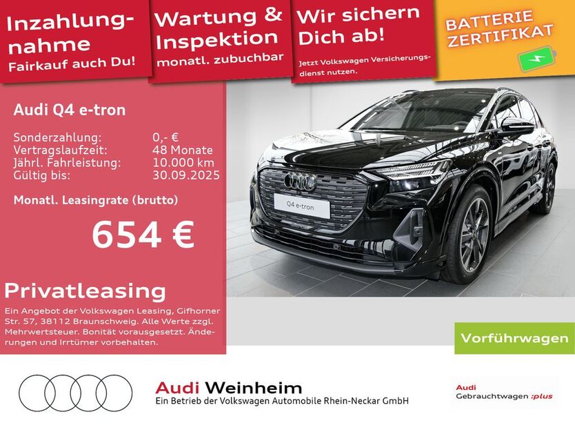 Audi Q4 e-tron 9.900 km 54.999 € Weinheim 69469