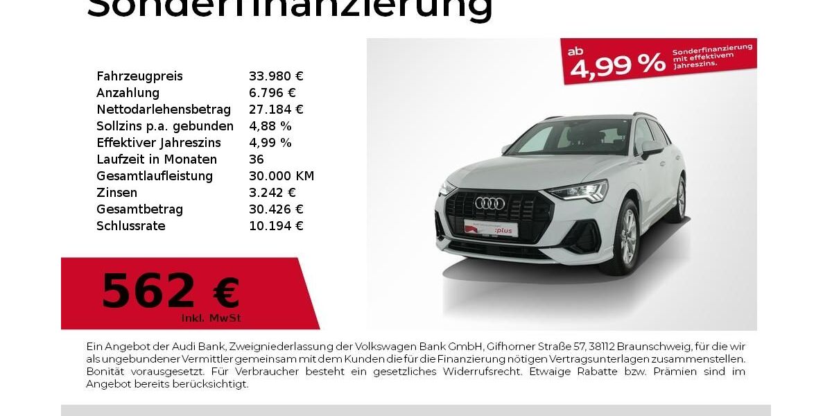 Audi Q3 11.539 km 32.880 &euro; Nürnberg 90441