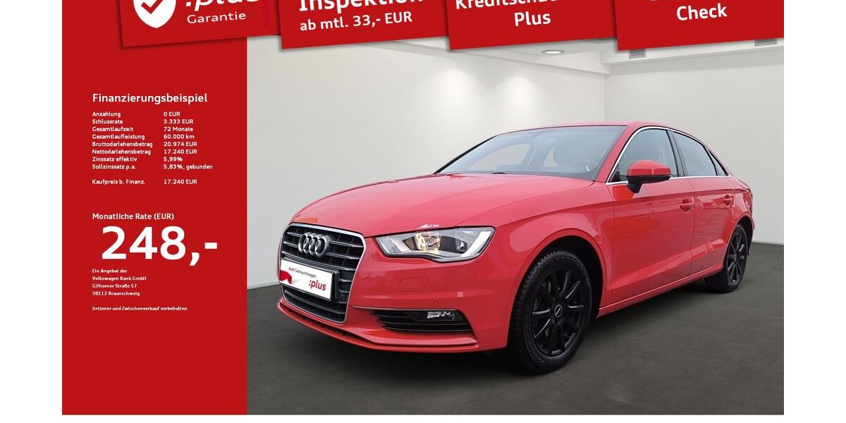 Audi A3 59.510 km 17.240 &euro; Memmingen 87700