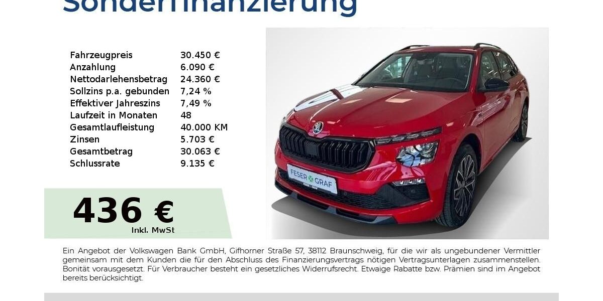 Skoda Kamiq 3.350 km 30.450 &euro; Nürnberg 90441
