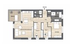 Erstbezug! Moderne 4-Zimmer Wohnung mit Balkon und Garage! - Etagenwohnung Hartmannsdorf | Angebot:26557057