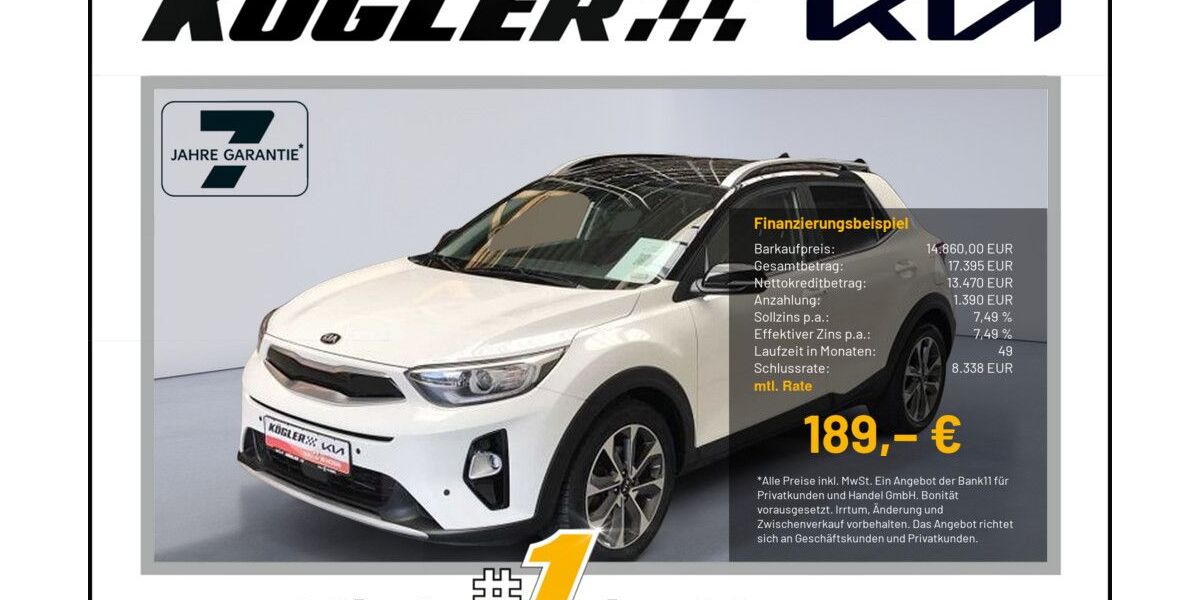 Kia Stonic 94.730 km 14.860 € Rosbach | Frankfurt Nord 61191