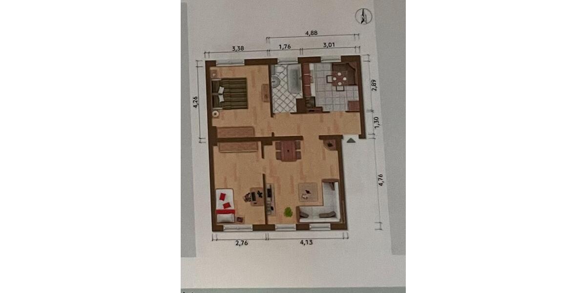 Erdgeschoßwohnung Wittichenau - 3 Zimmer, 66 m&sup2;, 533&euro; | Angebot:25975236