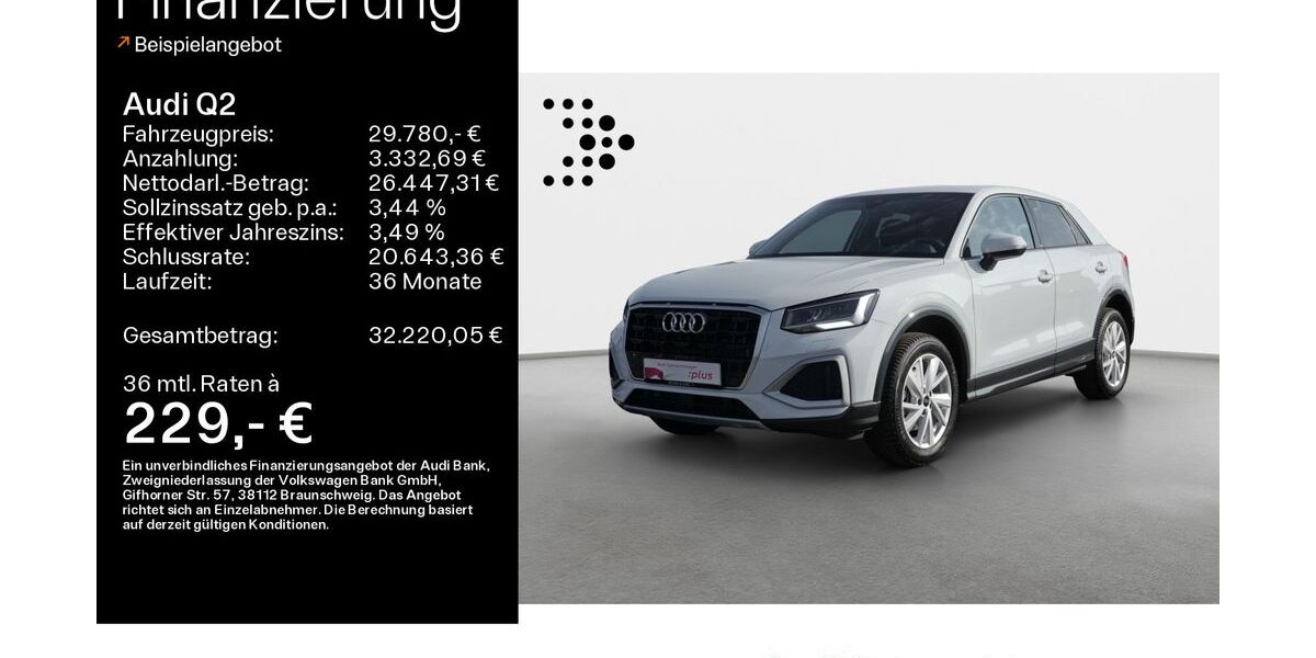 Audi Q2 8.296 km 29.780 &euro; Haßfurt 97437
