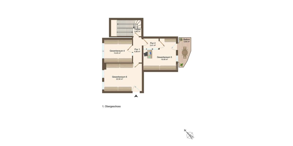 Gewerbeobjekt Magdeburg Neue Neustadt - 2.303&euro; | Angebot:26297379