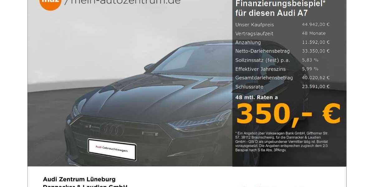 Audi A7 47.864 km 44.942 &euro; Lüneburg 21337