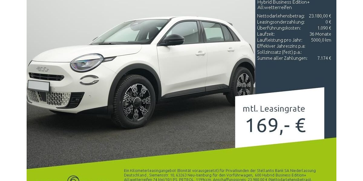 Fiat 600 2.000 km 22.880 &euro; Dülmen 48249