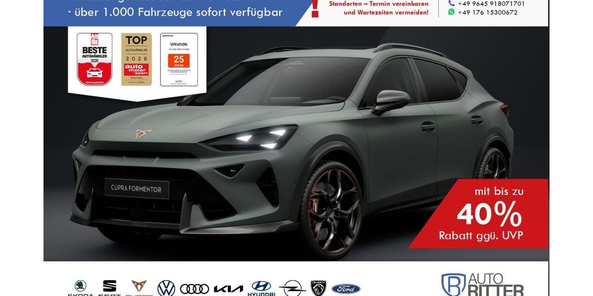Cupra Formentor 1.030 km 59.990 &euro; Eschenbach 92676