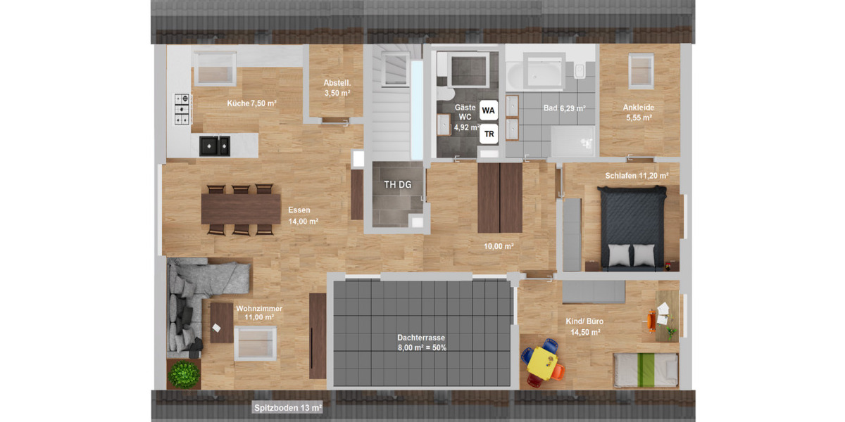 Terrassenwohnung Neumarkt in der Oberpfalz Neumarkt - 4 Zimmer, 104 m&sup2;, 599.900&euro; | Angebot:25627458