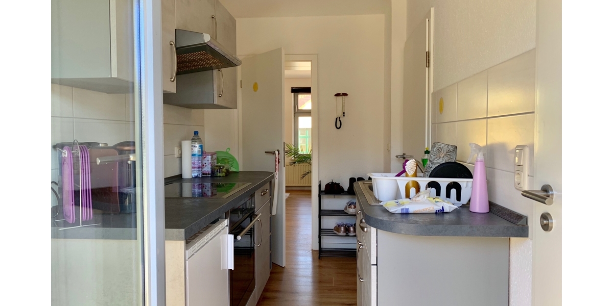 Feldstadt: Helle 2-Zimmer-Wohnung Balkon, Einbauküche & Tageslichtbad – nur 6 Wohnungen! - Etagenwohnung Schwerin Feldstadt | Angebot:26866728