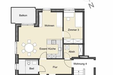 Wohnung Ostbevern - 4 Zimmer, 95 m&sup2;, 705&euro; | Angebot:26313866