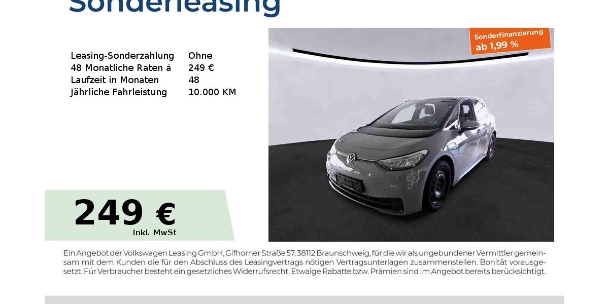VW ID.3 41.294 km 19.280 &euro; Fürth 90763
