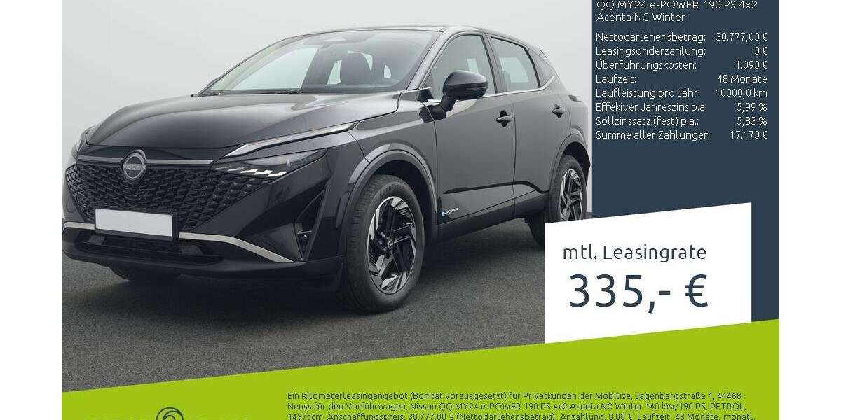 Nissan Qashqai 10.000 km 30.777 &euro; Münster 48163