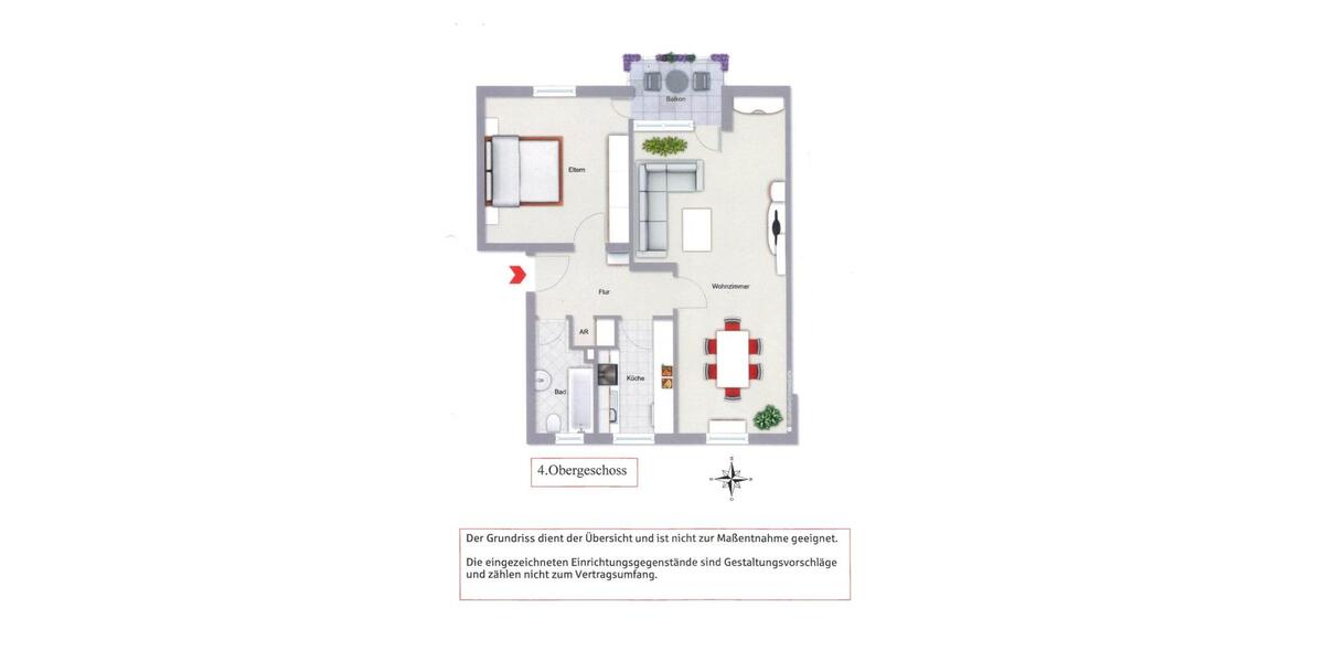 Etagenwohnung Bad Tölz - 2 Zimmer, 66 m&sup2;, 310.000&euro; | Angebot:27006651