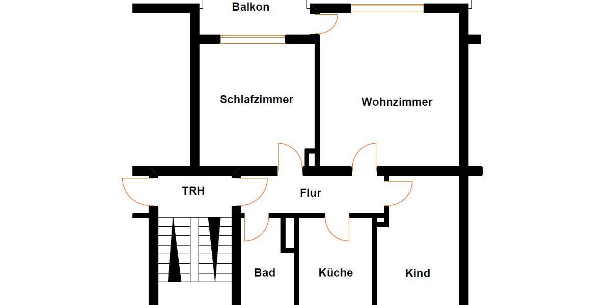 Etagenwohnung Kaiserslautern Bahnheim - 3 Zimmer, 63 m&sup2;, 175.000&euro; | Angebot:27030681