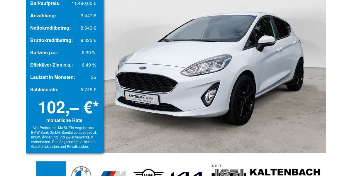 Ford Fiesta 60.900 km 11.490 &euro; Wiehl 51674