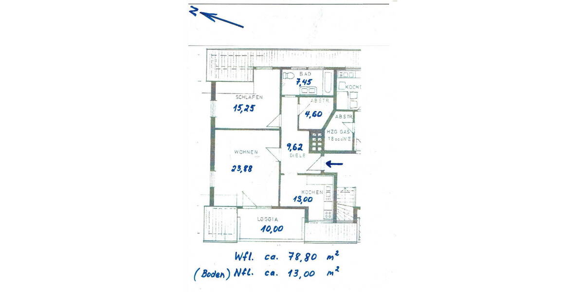 Etagenwohnung Brinkum Brinkum - 2 Zimmer, 74 m&sup2;, 200.000&euro; | Angebot:26472805