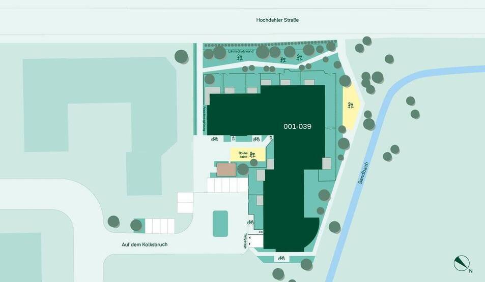 Helle Wohnung mit Balkon zum Garten 4 zimmer